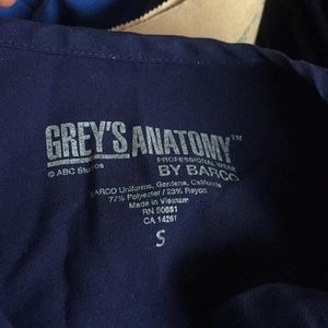 Navy blue Greys Anatomy Medical scrubs
